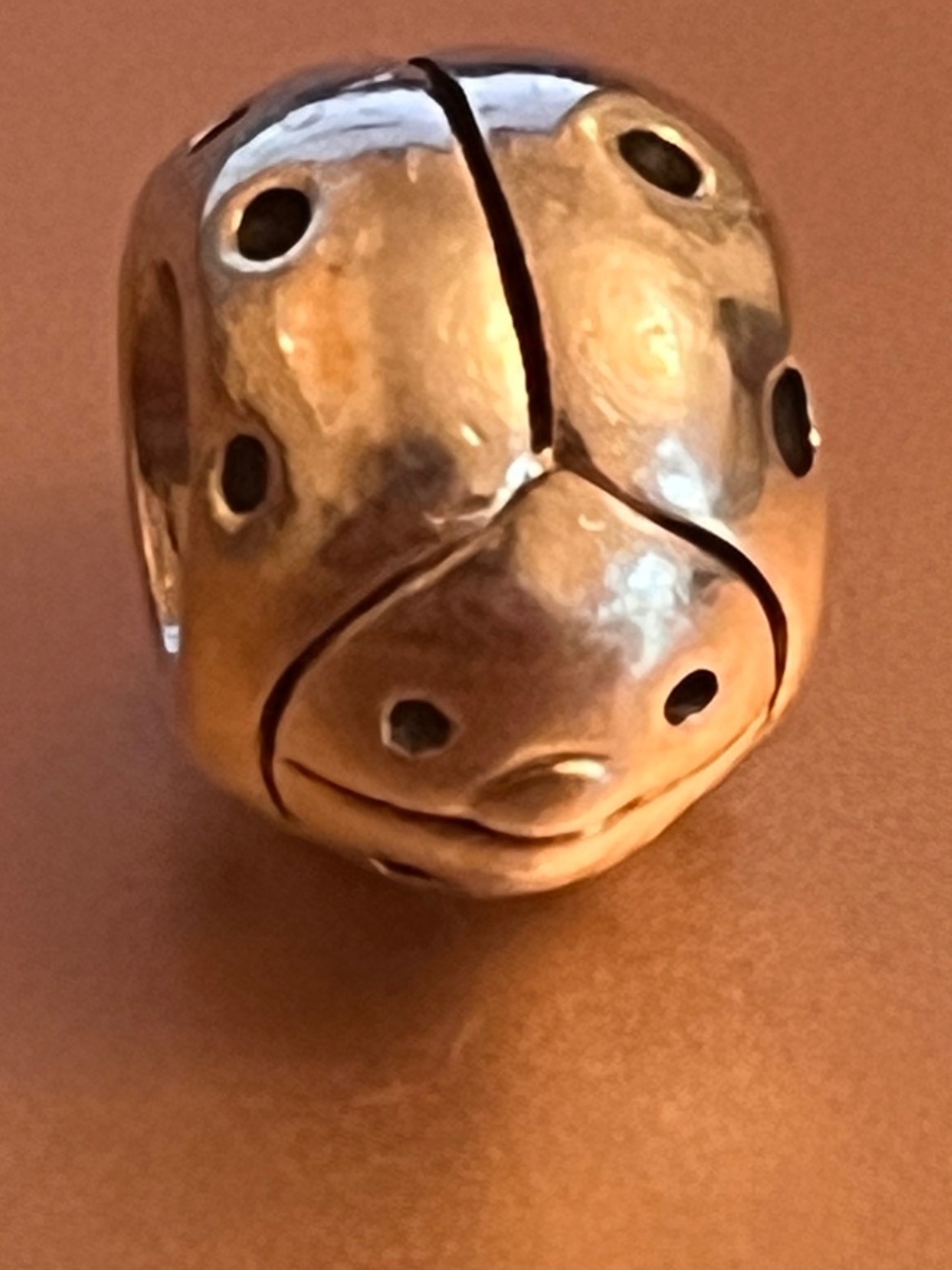 Pandora Ladybug Sterling Silver Bracelet Charm 925